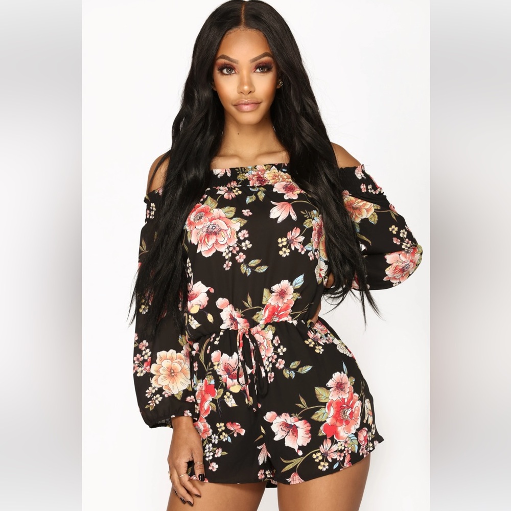 Fashion Nova Floral Romper